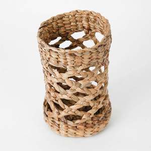 ที่ใส่ขวดน้ำผักตบชวาเป็นมิตรกับสิ่งแวดล้อมพร้อมด้ามจับที่วางขวดไวน์ทำมือแบบแบน - Product Image 5