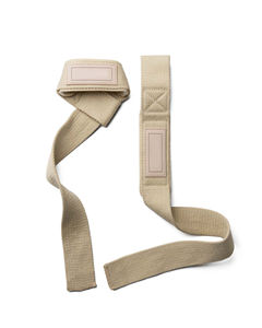 Sangles de poignet personnalisables en néoprène et cuir pour l'entraînement en salle de sport, unisexe, rembourrées pour la musculation et le levage de poids - Product Image 3