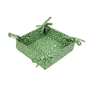 Corbeille à pain en coton et lin de qualité alimentaire de qualité supérieure noeud français 30x30cm rectangulaire garde le pain chaud lavable respirant pour les repas à la maison - Product Image 1