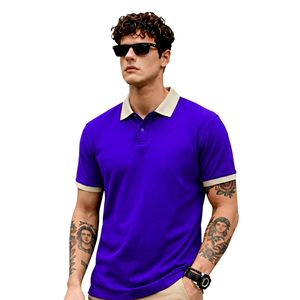 Camisa de Manga Corta para Hombre, Color Negro Sólido, con Cuello y Puños, Tejido de Lino/Algodón Informal, Transpirable, Corte Regular - Product Image 4