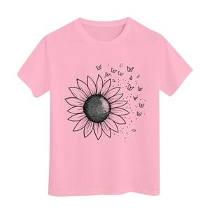 Camiseta estampada moderna para niñas – La moda se une a la comodidad – Camiseta estampada elegante para niñas – Divertida, linda y cómoda de Bangladesh - Product Image 1