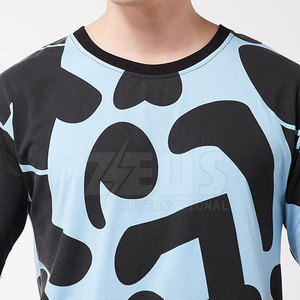 เสื้อยืดโอเวอร์ไซส์ผู้ชายใส่สบาย โครงสร้างน้ำหนักเบา ดีไซน์ลำลองทันสมัย เสื้อยืดโอเวอร์ไซส์ - Product Image 6