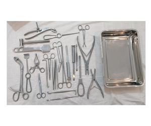 Kit d'instruments de chirurgie orthopédique en acier inoxydable pour traumatismes, avec plateau chirurgical et coupe-os - Product Image 5