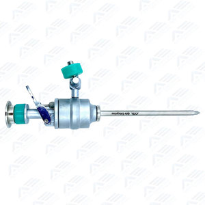 Premium Stainless Steel <b>Laparoscopic</b> Veterinary Trocar Manual Handle Reusable Durable Surgical <b>Instruments</b> for Animal Use - Product Image 3