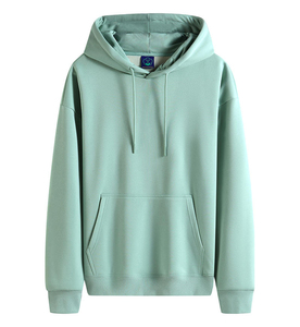 เสื้อฮู้ดแฟชั่นใหม่สำหรับผู้ชาย สไตล์ลำลอง แขนยาว สีพื้น มีกระเป๋า ผ้าทอเนื้อบาง สำหรับฤดูใบไม้ผลิและฤดูใบไม้ร่วง - Product Image 3