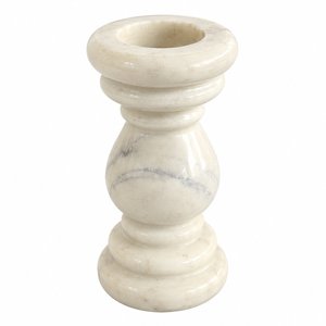 white <b>marble</b> <b>candle</b> <b>holder</b> ornamental <b>candle</b> stand taper <b>candle</b> <b>holder</b> decorative <b>marble</b> stand elegant home decor tabletop best - Product Image 2
