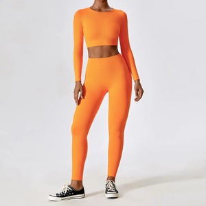 Leggings Personalizados de Cintura Alta para Mujer, Lisos, Teñidos, de Alto Rendimiento, para Deportes y Yoga, Leggings de Yoga con Cintura Elástica - Product Image 4