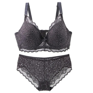 Conjunto de sujetador y bragas de algodón para mujer, lencería suave y transpirable para comodidad diaria y soporte flexible. - Product Image 3