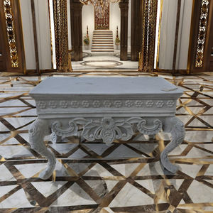 Console de Luxe en Bois Massif - Design Antique Doré Miroir Royal pour Entrée, Faite à la Main, Écologique, Durable, avec Rangement, pour Hôtels - Product Image 3