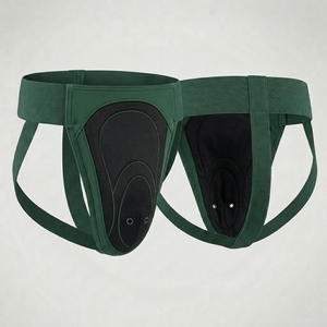 Protège-entrejambe de boxe sur mesure, équipement de protection, gants de boxe en matériaux recyclés, cuir véritable, ajustables et respirants - Product Image 3