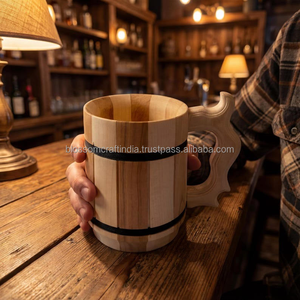 Taza de Café de Madera Exclusiva, Calidad Premium, Exportación de la India, Creación Artesanal Limitada, Diseño de Vajilla - Product Image 4