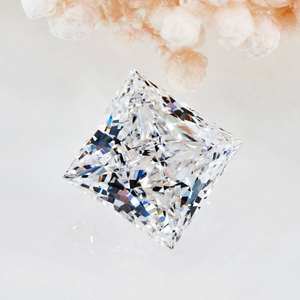 Diamant de laboratoire taille princesse, pierre libre, couleur DEF, pureté VVS1, vente en gros, pierre précieuse pour bague de fiançailles, blanc certifié CVD - Product Image 3