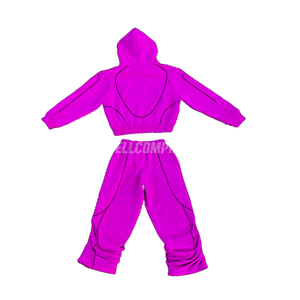 Conjunto Deportivo para Hombre, Estilo Casual Urbano, Sudadera con Cierre y Pantalones Jogger - Product Image 2
