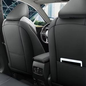 Housse de siège de voiture en cuir de luxe, style sport, résistante à l'usure, imperméable, 5 pièces, pour Toyota BZ4X - Product Image 6