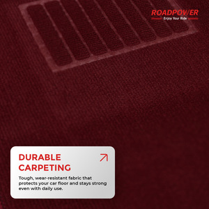 ROADPOWER (RP-MAT-104) Juego de Alfombrillas Universales Premium para Auto de 5 Piezas, Resistentes, Antideslizantes, Protección para Todo Clima, Limpieza con Spray - Product Image 3
