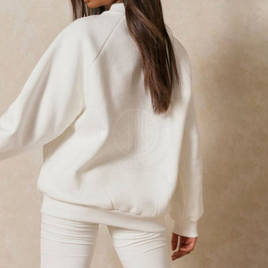 Women <b>Mock</b> <b>Neck</b> Sweatshirt Lightweight Cotton Pullover <b>Top</b> For Women Daily Wear Casual Fashion Use Women <b>Mock</b> <b>Neck</b> Sweatshirt - Product Image 5