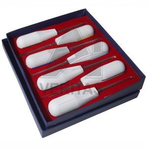 เครื่องมือถอนฟันแบบหมุนได้ 360 องศา A-1 VERITAS รุ่นแมนนวล สำหรับศัลยกรรมช่องปาก ผลิตจากสแตนเลสสตีล ใช้ซ้ำได้ - Product Image 6