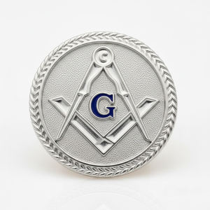 Emblema masónico de metal esmaltado personalizado para coche, decoración promocional al por mayor - Product Image 4