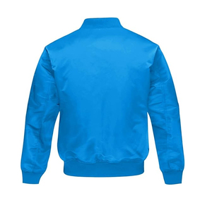 Wholesale Men Bomber Jacket with Embroidery <b>Decoration</b> Best Fabric Design New Chenille Patches and Baseball Style Jacket - Product Image 2