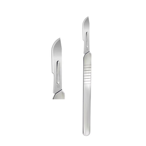 Cuchillas de Bisturí Premium - Portacuchillas Quirúrgicos de Acero Inoxidable para Incisiones y Disecciones de Precisión, Mango de Bisturí Reutilizable - Product Image 1