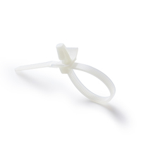 Attaches de câbles à enfoncer Essentra, attaches en nylon naturel UL94 V2 Nylon 6/6 WIT-RA/WIT-SA, attaches à enfoncer