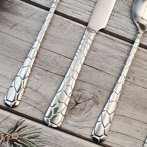 Juego de Cubiertos Profesionales de Acero Inoxidable para Buffet |   Cubiertos Pulidos Resistentes para Hoteles, Restaurantes y Servicios de Catering - Product Image 3