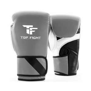 Gants de boxe en cuir véritable pour adultes unisexes, avec support de poignet Velcro, pour Kickboxing, Muay Thai, MMA - Product Image 1