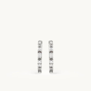 Pendientes de Aro Modernos VB-SR42 de V B Arts, Diseño de Moda, Oro de 14K, Diamante Cultivado en Laboratorio VS1, Certificado IGI, Pendientes de Boda con Seis Piedras - Product Image 4
