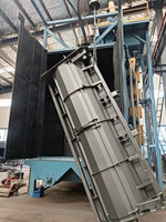 Máquina de granallado tipo gancho grande, máquina de granallado con CE,SGS,EAC