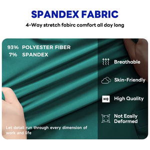 Fashion <b>Doctor</b> Surgical Medical Nurse Scrubs Uniform Custom Logo High Quality Knitted Eco-Friendly Scrubs Uniform <b>Set</b> Women - Product Image 4