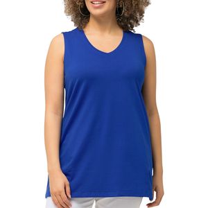 Camiseta sin mangas de gimnasio extragrande para mujer, transpirable, lisa, talla grande, informal, de verano, para fitness, venta al por mayor - Product Image 3