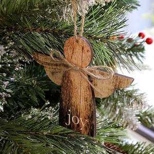 Indian Exporter Wooden <b>Tree</b> Pendant Hanging Ornaments for <b>Christmas</b> Garden Decoration Home Decor and Seasonal Use For Sale - Product Image 3