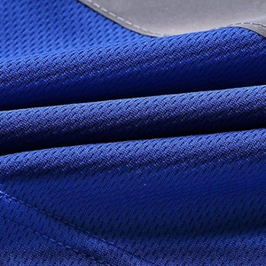 OEM |   Haute visibilité |   Chemise de sécurité réfléchissante noire à manches courtes |   T-shirt de travail Polo de sécurité routière pas cher - Product Image 6