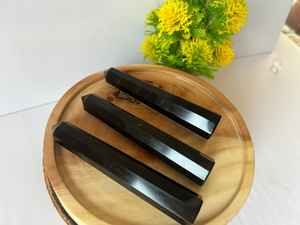 คริสตัลหินอัญมณีบำบัดรูปนางฟ้าหินออบซิเดียนขัดเงาสำหรับงานฝีมือหินทรงตัวจักระฮวงจุ้ย - Product Image 2