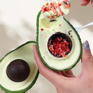 Helado de <span class=keywords><strong>Aguacate</strong></span> al Por Mayor de Fábrica con Chocolate y Caramelos Explosivos, Popular Helado con Forma de <span class=keywords><strong>Aguacate</strong></span> - Product Image 2