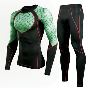 เสื้อแรชการ์ดแขนยาวคุณภาพดีที่สุด ทรงปกติ กระชับรูป ผลิตจากโพลีเอสเตอร์/ไนลอน ออกแบบเสื้อแรชการ์ดของคุณเองได้ - Product Image 3