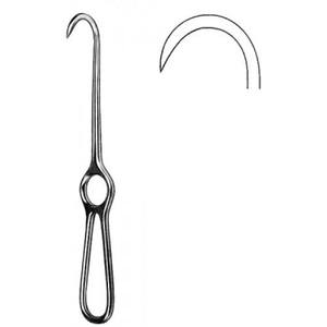 Retractor Volkmann de 1 punta, instrumento quirúrgico de acero inoxidable alemán de alta calidad para cirugía ortopédica, neurológica y plástica. - Product Image 6