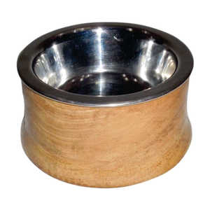 Mangeoire surélevée minimaliste pour animaux de compagnie |   Support en bois durable avec 2 bols en acier inoxydable, station de nourriture pour chien ergonomique surélevée, bol pour animaux de compagnie - Product Image 6