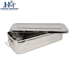 Caja de Esterilización de Acero Inoxidable Horain Meridian, Contenedor para Instrumentos Médicos y Quirúrgicos para Autoclave - Product Image 3