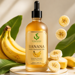 Huile de massage corporel à la banane pour une peau douce et les entreprises mondiales de fabrication de produits de spa de luxe - Product Image 1