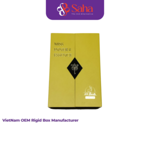 Cajas de Regalo Hechas a Mano con Papel Kraft Reciclable y Biodegradable, Laminación Mate con Relieve, Personalizables con Estampado en Lámina Dorada, Fabricadas en Vietnam - Product Image 1