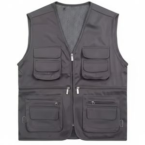 Chaleco de Trabajo para Hombre de Alta Calidad, Casual, con Múltiples Bolsillos, de Secado Rápido, Resistente al Viento, para Exteriores, con Servicio OEM - Product Image 2