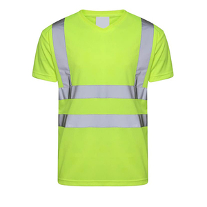 T-shirt de sécurité haute visibilité classe 2, orange, bandes réfléchissantes, imperméable, logo personnalisé, utilisation jour et nuit - Product Image 2