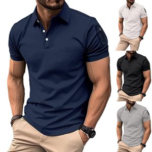 Polo Deportivo de Verano para Hombre, Estilo Personalizado de Fábrica OEM, Transpirable, con Bolsillo con Cremallera, Manga Corta, Secado Rápido, para Golf - Product Image 1