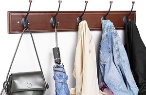 Natural Wooden Wall Hanger Low Price Handmade Wall <b>Hooks</b> for Entryway Bedroom and Bathroom Use By M/<b>S</b> SHAAD HANDICRAFTS - Product Image 5