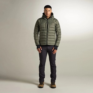 Chaqueta Acolchada Ligera con Capucha para Hombre, Abrigo de Plumón Transpirable y Resistente al Viento para Viajes y Actividades al Aire Libre - Product Image 4