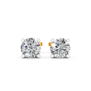 Boucles d'oreilles en or massif 14K 9K 10K 18K avec diamants de laboratoire certifiés IGI, fabricant de bijoux fins éthiques RJC ODM OEM, vente en gros EA501966 - Product Image 1