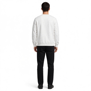 Sweat-shirt en coton imprimé pour homme, col rond, manches classiques, tricoté, pour l'automne, vente en gros, provenance BD - Product Image 3
