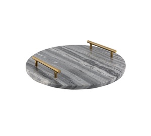 <b>Low</b> MOQ Factory Supply Home <b>Table</b> Top Dinner Serving Tray Good Quality New Pattern Food Fruits Storage Serving Tray Good Price - Product Image 1