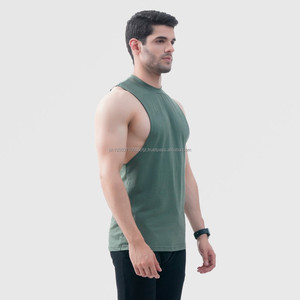 Camiseta sin mangas ligera para gimnasio para hombre, chaleco de maratón deportivo informal de vendedores, chaleco de secado rápido para Fitness sin mangas para culturismo - Product Image 5